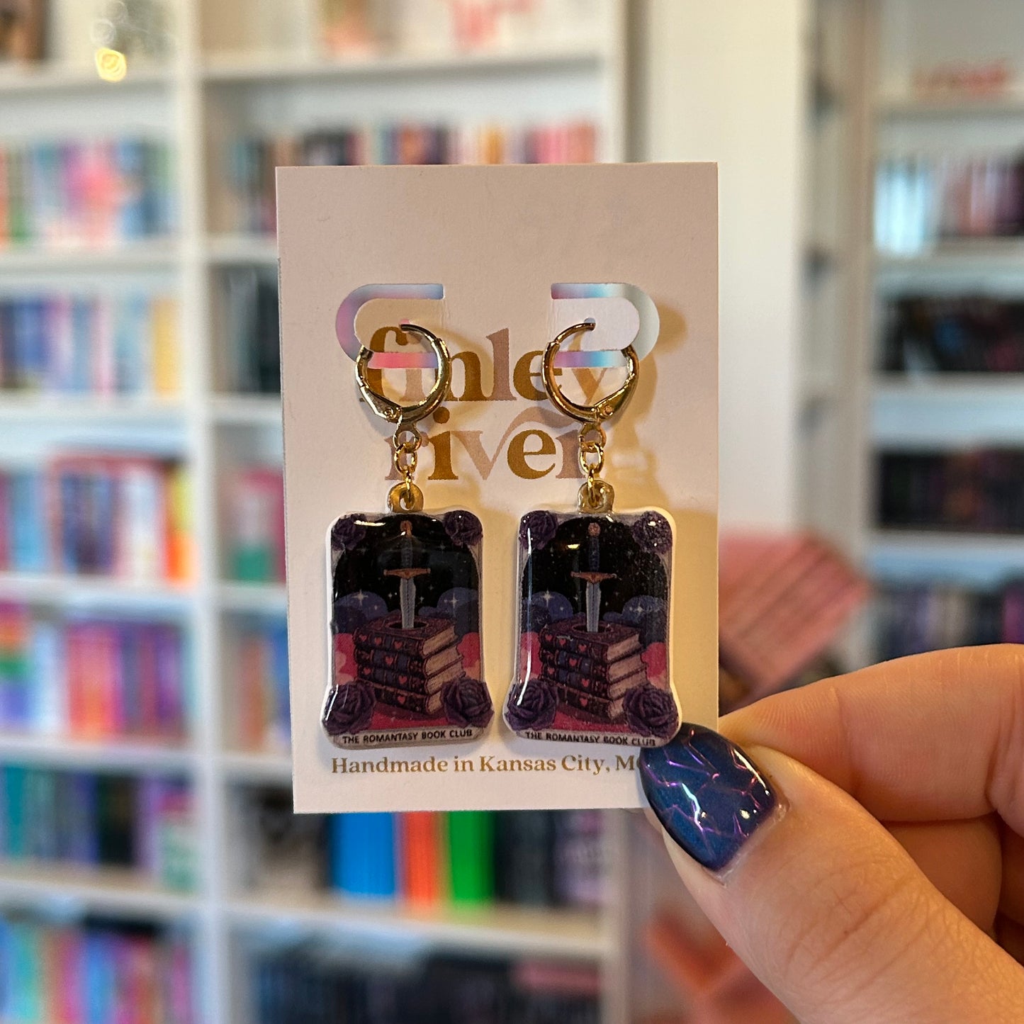 Romantasy Book Club Huggies Earrings