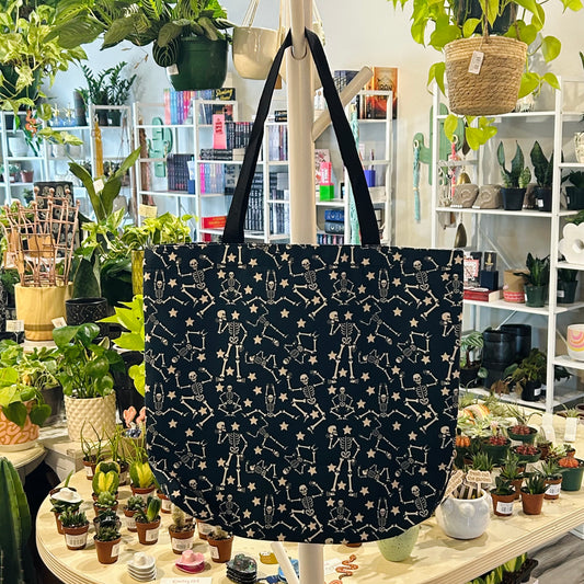 Canvas Tote - Dancing Skeletons
