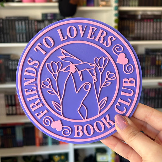 3D Print - Friends to Lovers Book Club Sign