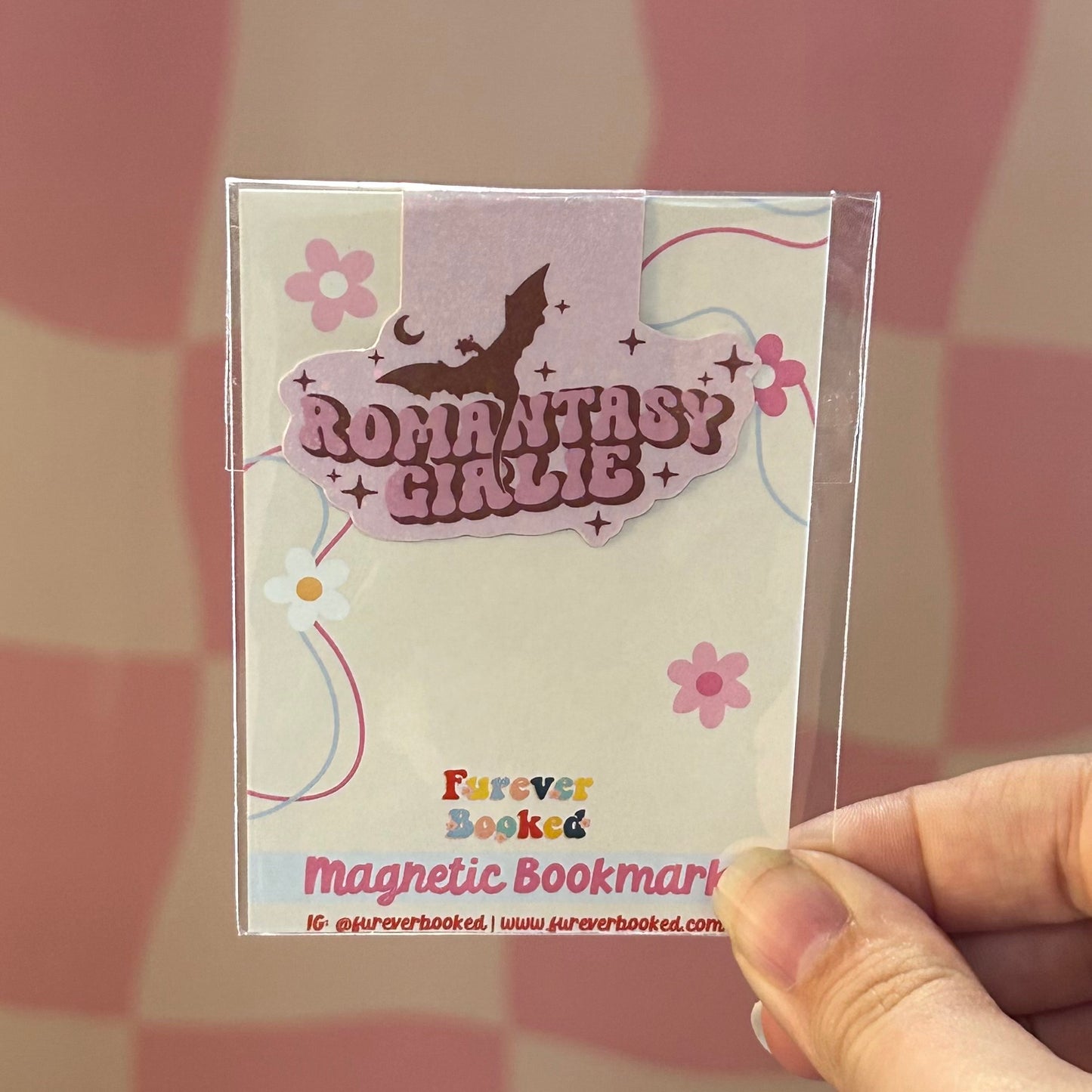 Magnetic Bookmark - Romantasy Girlie Glitter