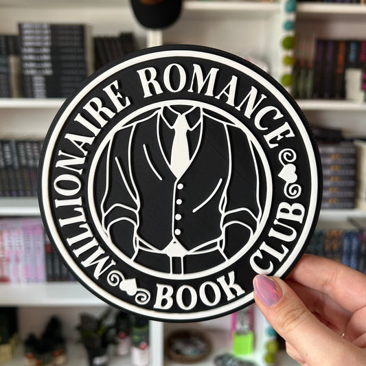 3D Print - Millionaire Romance Book Club Sign