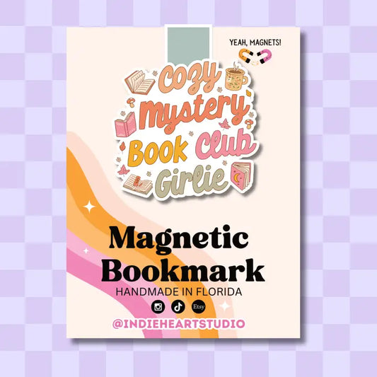 Magnetic Bookmark - Mystery Book Club