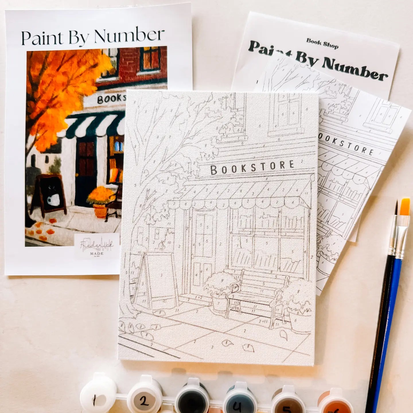 Paint by Numbers - Book Shop