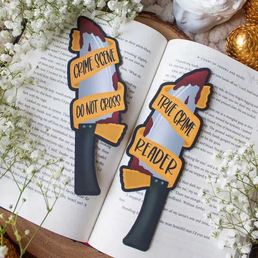 Bookmark - True Crime Reader Knife