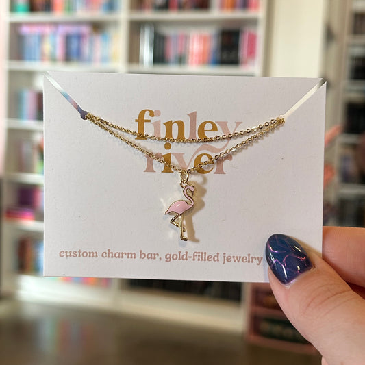 Flamingo Charm Necklace