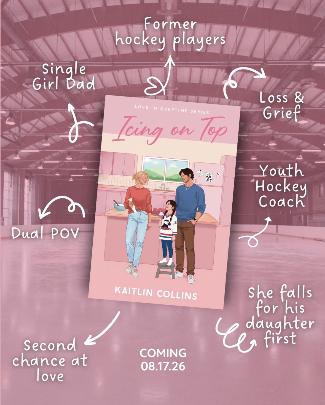 (PREORDER 8/17/26) Icing on Top (Love in Overtime 1) - Kaitlin Collins (Signed w/ Goodies)