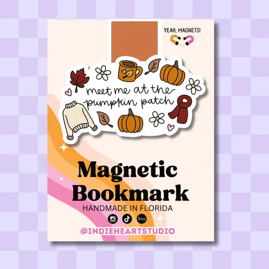 Magnetic Bookmark - Meet Me At The Pumpkin Patch