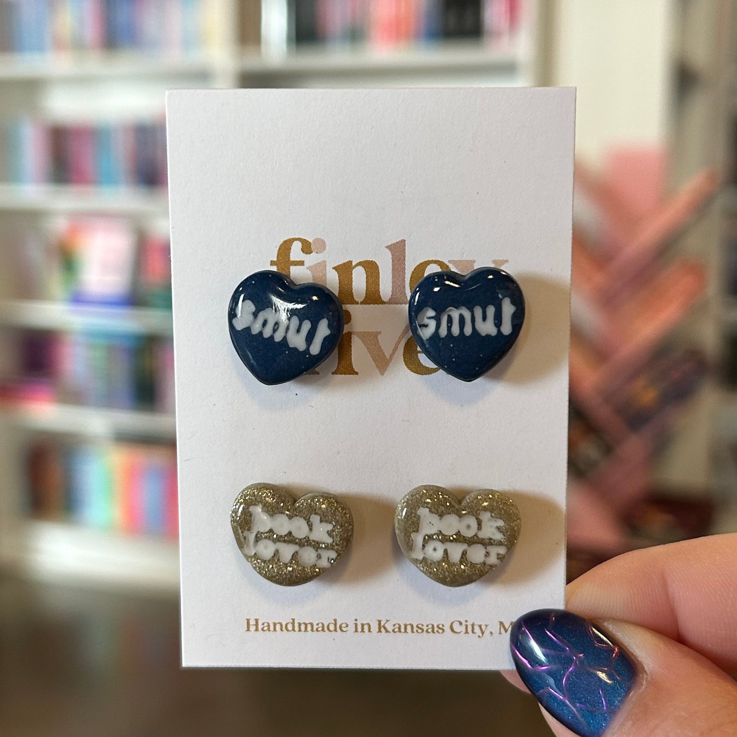 Smut Book Lover Earrings