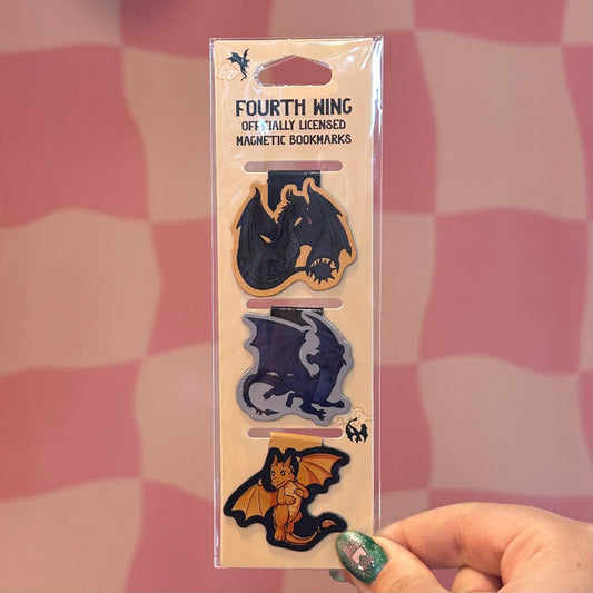 Magnetic Bookmark - Fourth Wing Dragons Set (Fourth Wing)