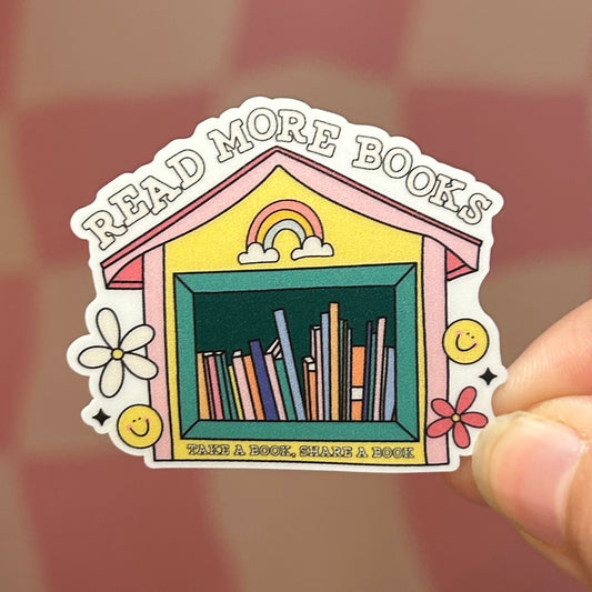 Sticker - Read More Books