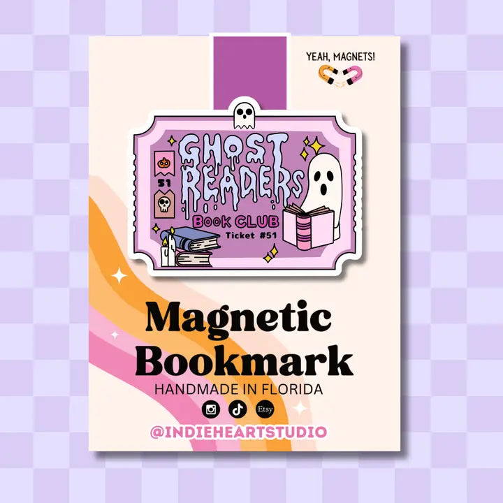Magnetic Bookmark - Ghost Readers Book Club