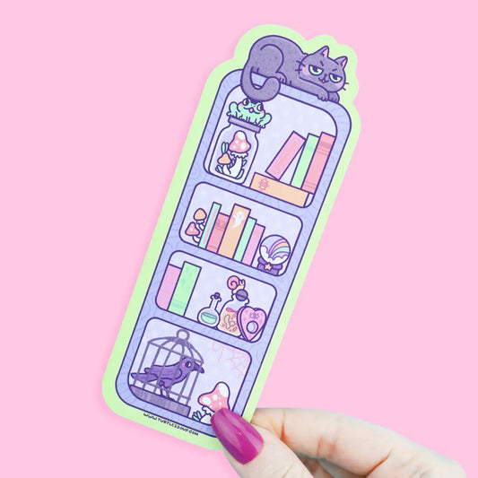 Bookmark - Cute Witchy Bookshelf