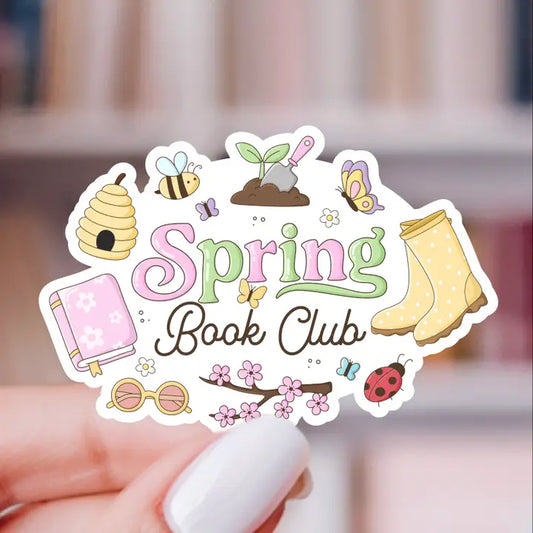 Sticker - Spring Book Club