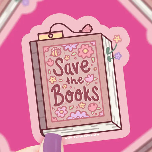 Sticker - Save the Books