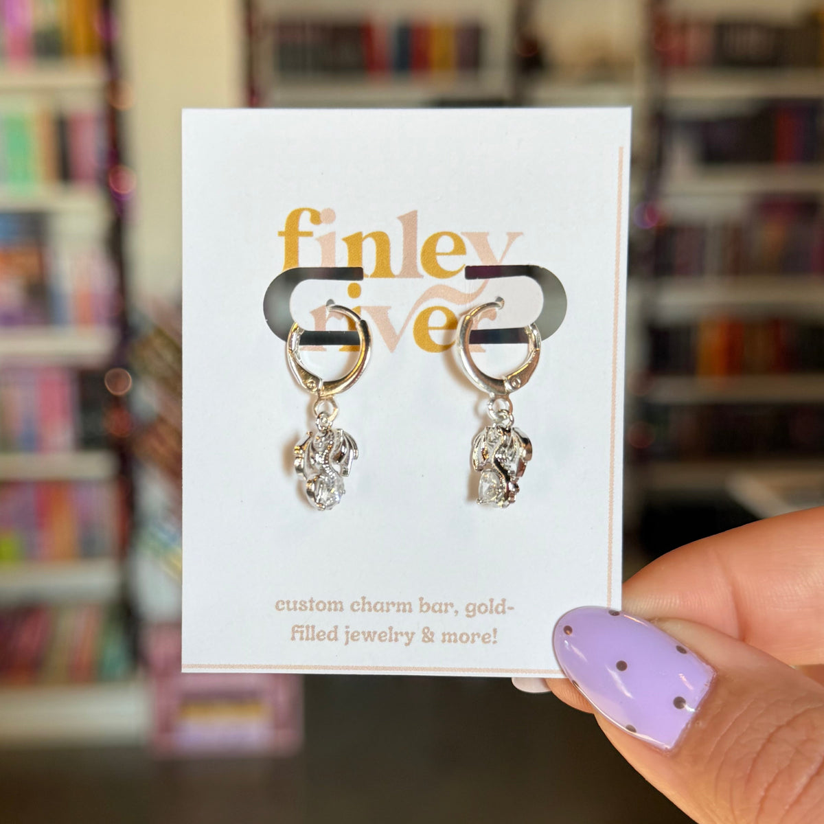 Mini Dragon Huggies Earrings