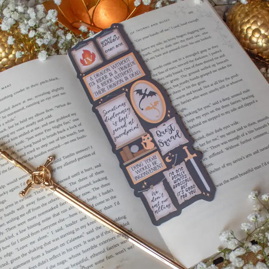 Bookmark - Fourth Wing Gallery Wall Quote