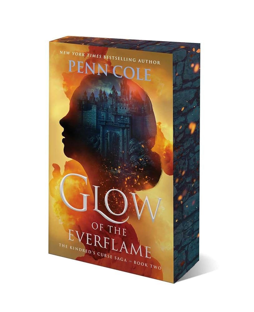 Glow of the Everflame: A Novel (2) (The Kindred’s Curse Saga) cover image