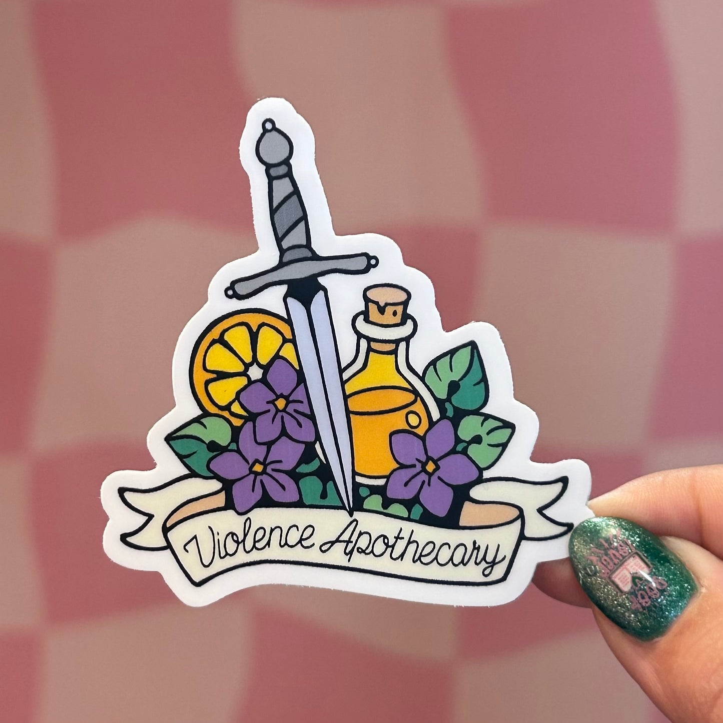 Sticker - Violence Apothecary (Fourth Wing)