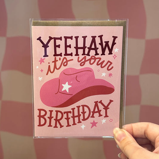 Greeting Card - Yeehaw It's Your Birthday