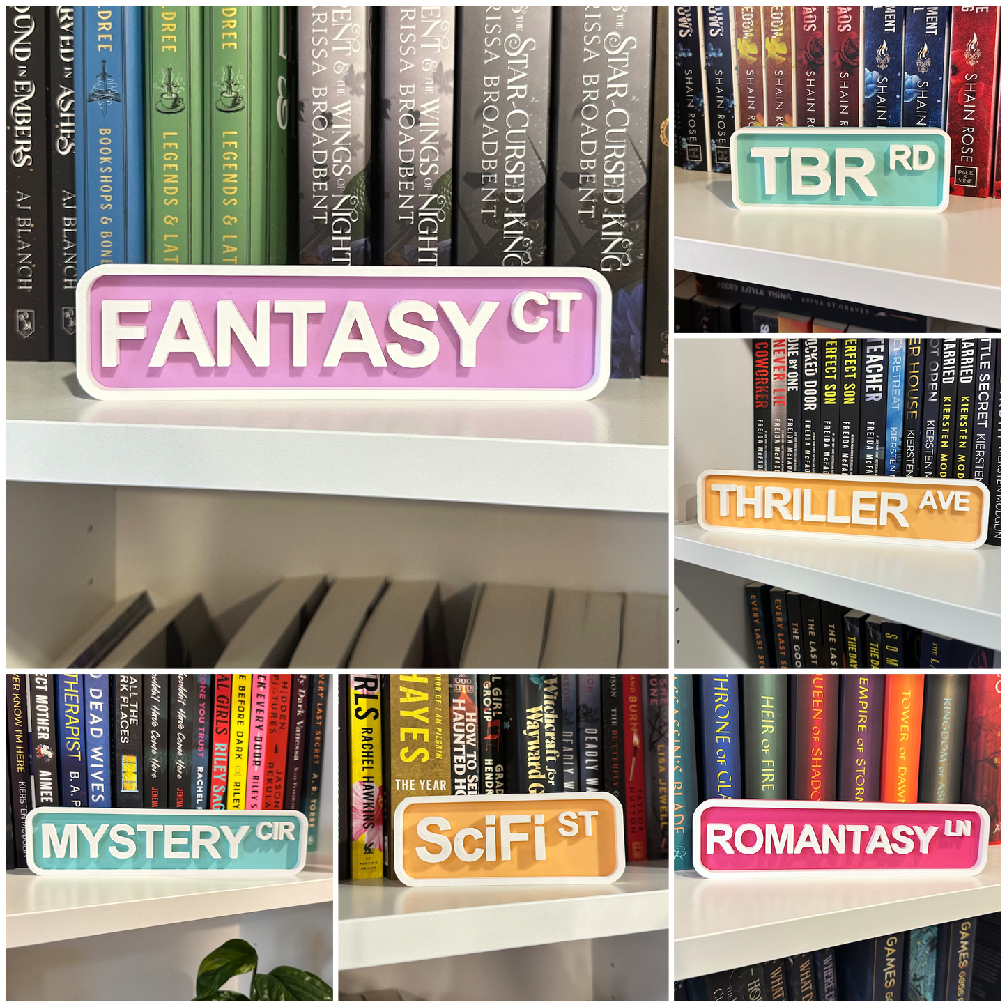 3D Print - Bookish Street Signs