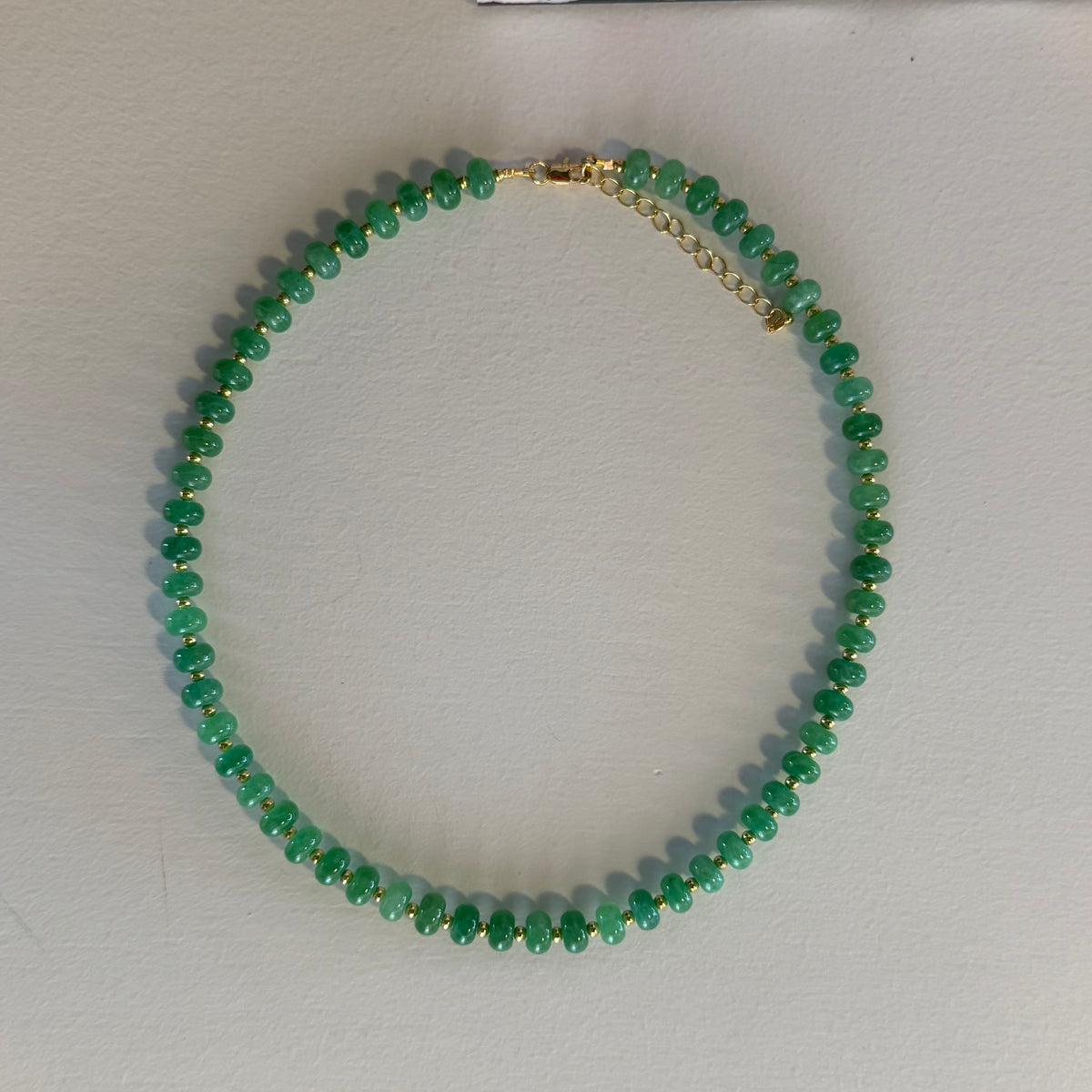 Green Beaded Necklace