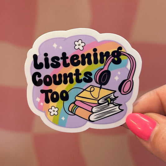 Sticker - Listening Counts Too