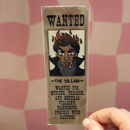 Bookmark - Villain Wanted Poster (Assistant To The Villain)