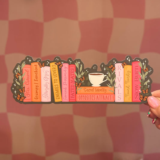 Bookmark - Summer Garden Bookshelf