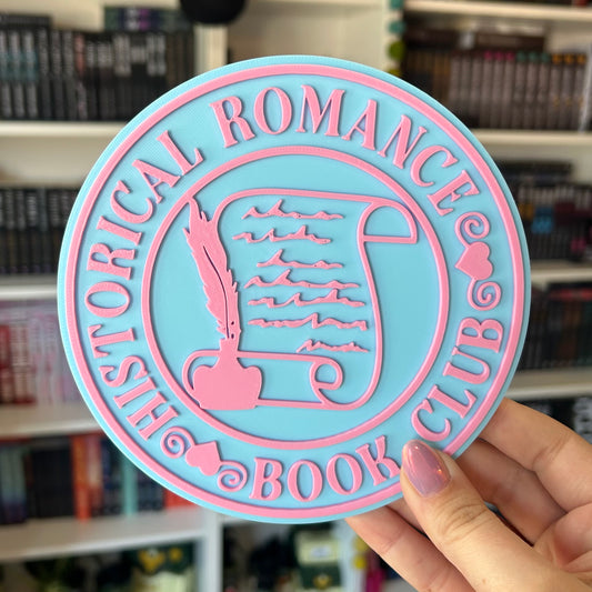 3D Print - Historical Romance Book Club Sign