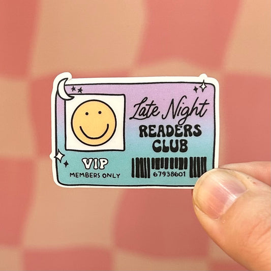 Sticker - Late Night Readers Club