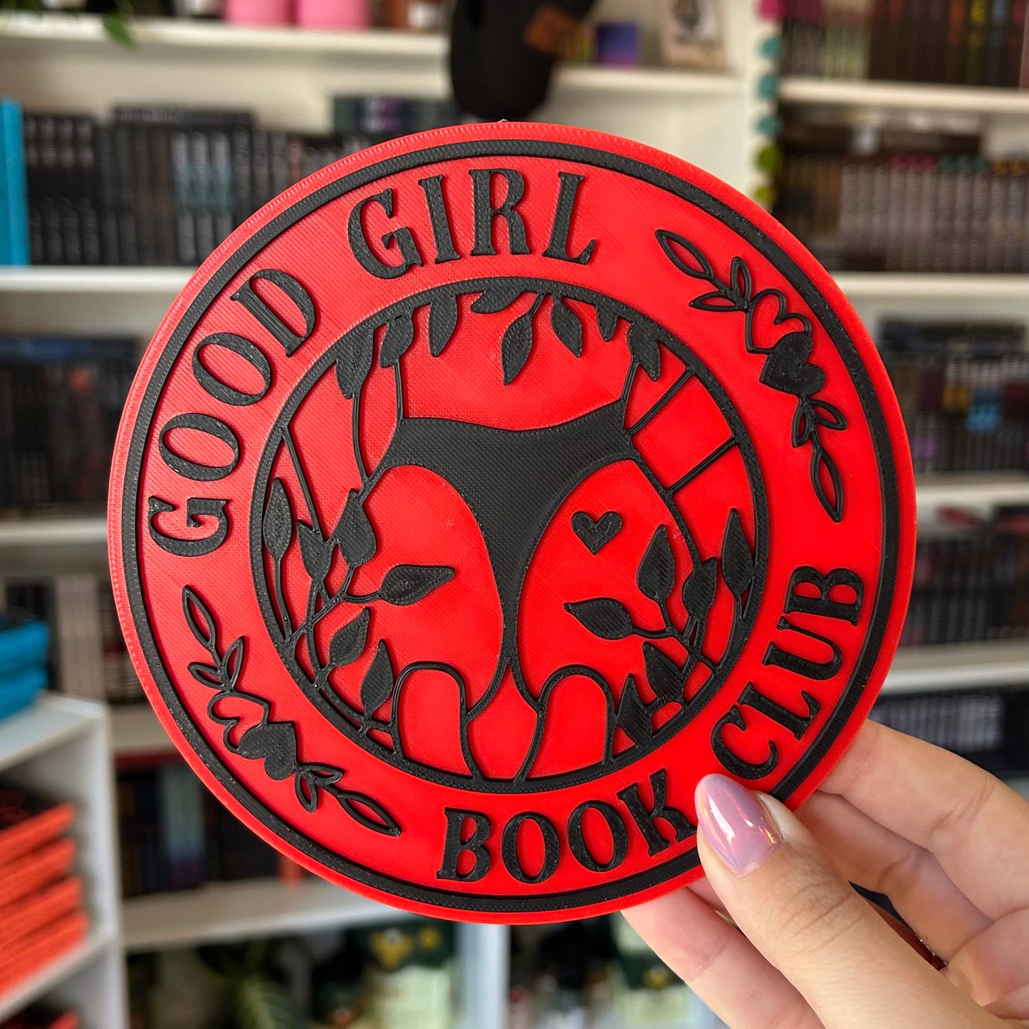 3D Print - Good Girl Book Club Sign