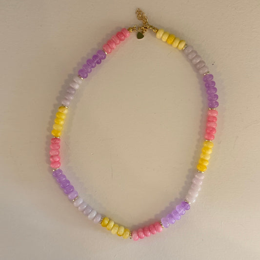 Spring Bloom Beaded Necklace