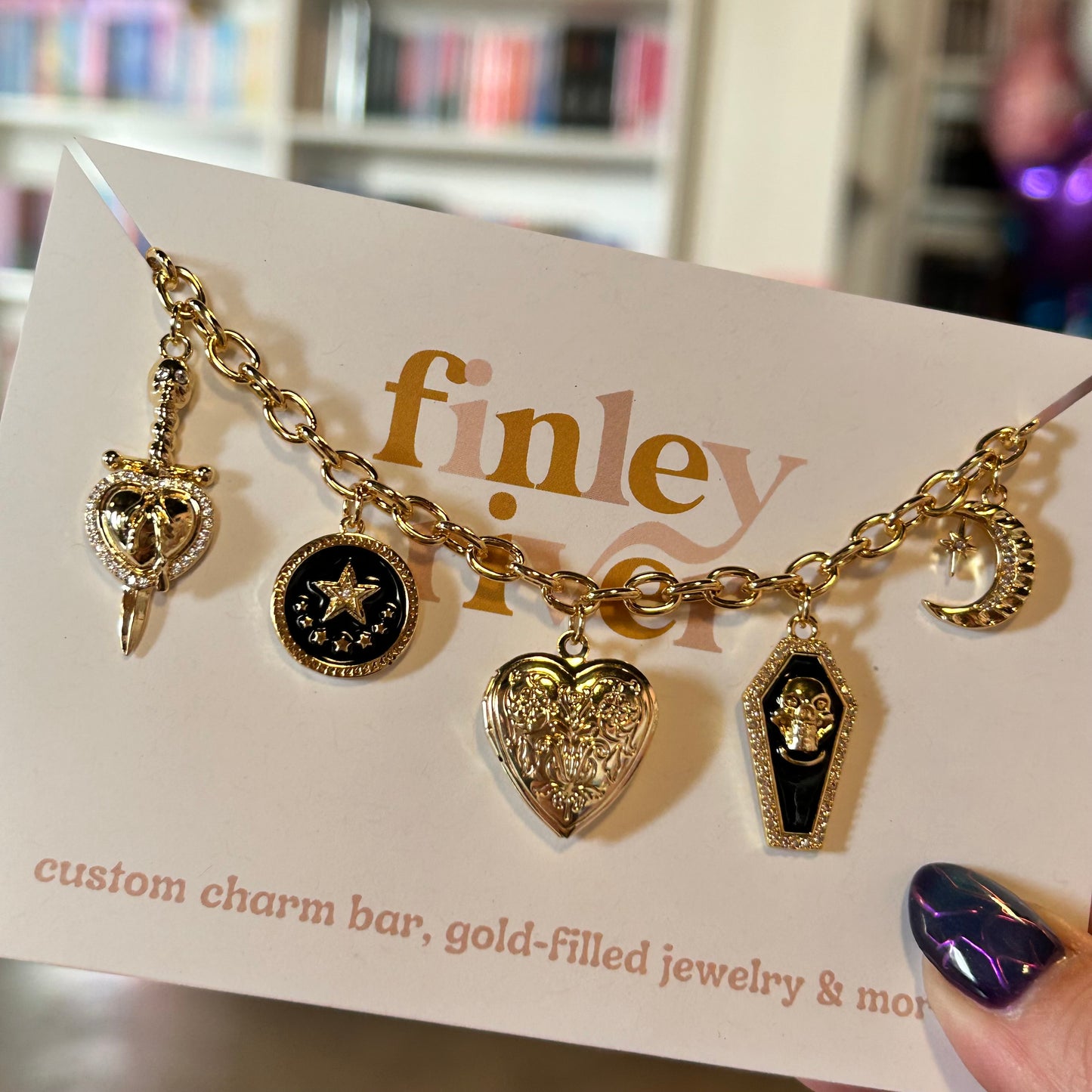 Dark Romance Charm Necklace