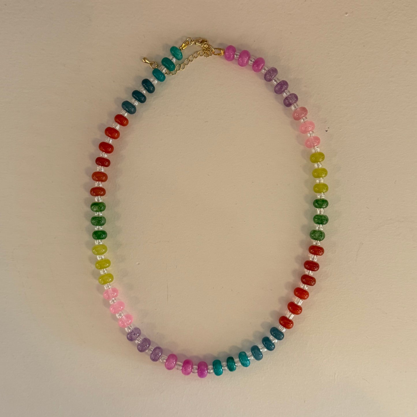 Retro Revival Beaded Necklace