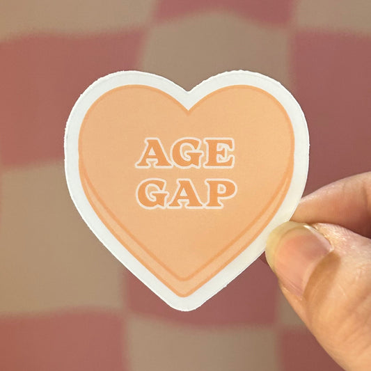 Sticker - Age Gap Candy Heart