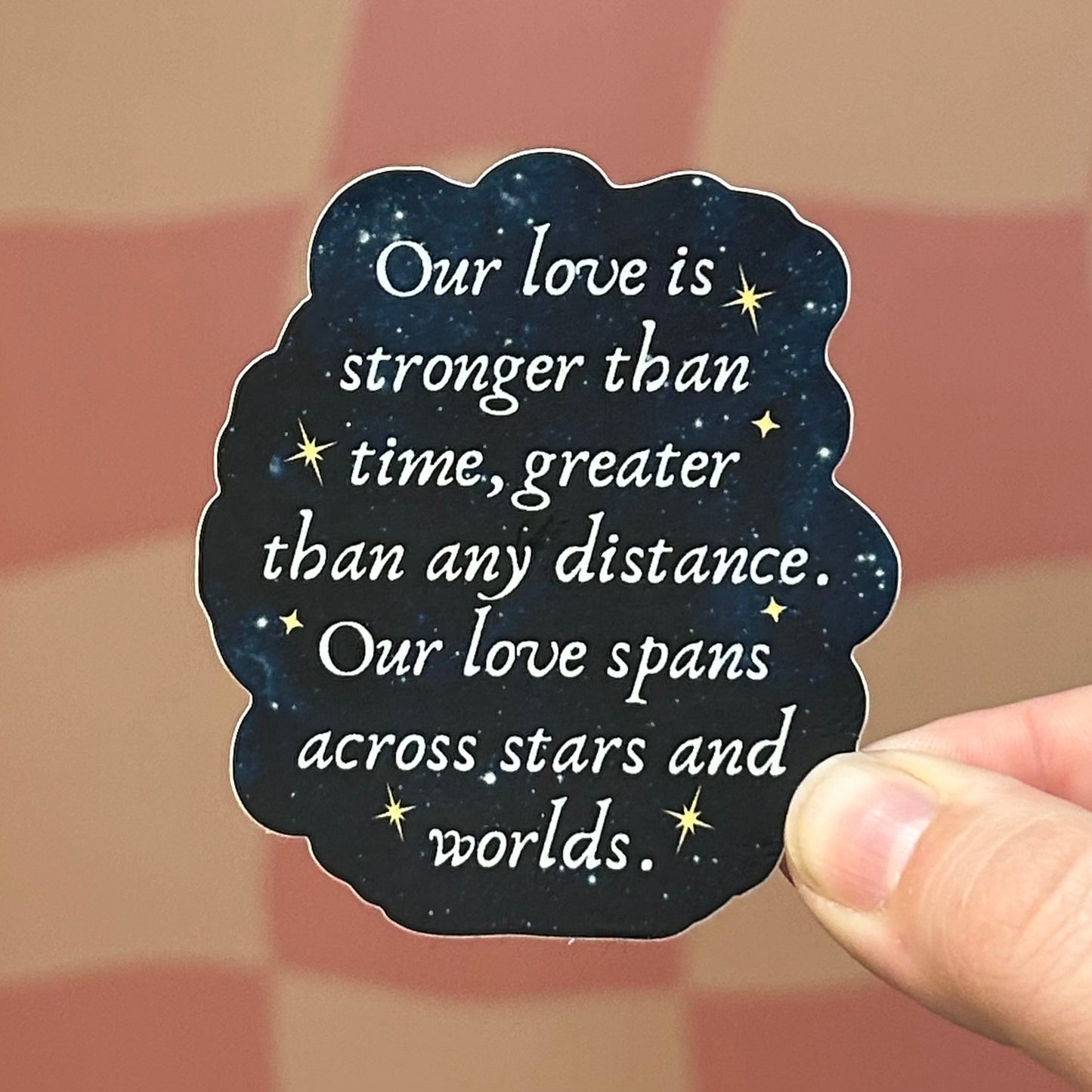 Sticker - Our Love Spans Stars (CC)