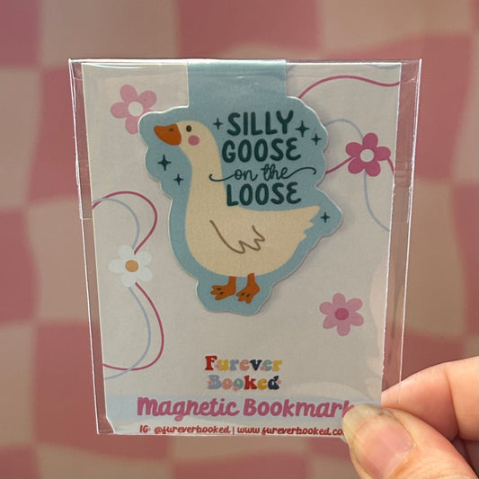 Magnetic Bookmark - Silly Goose on the Loose