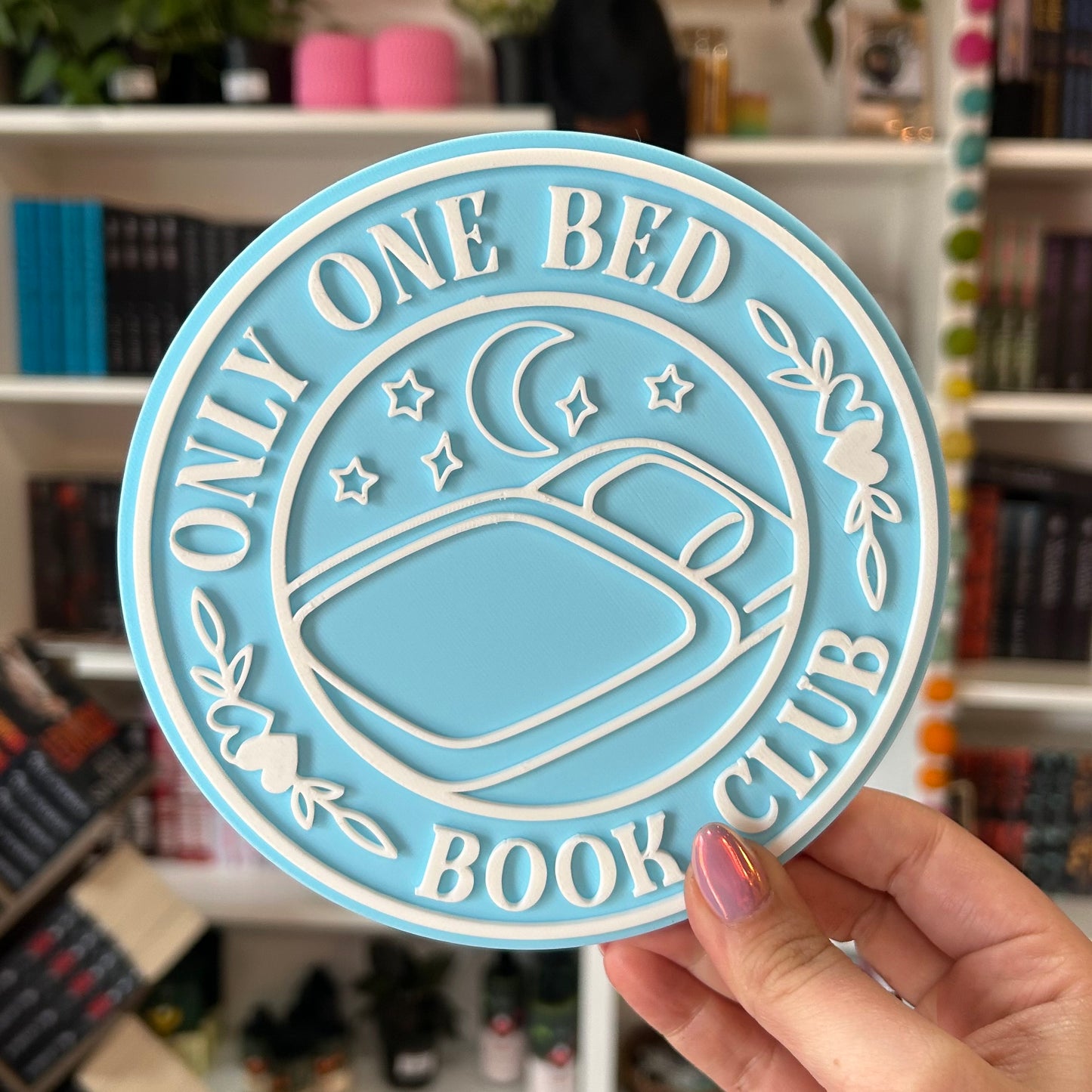 3D Print - Only One Bed Book Club Sign