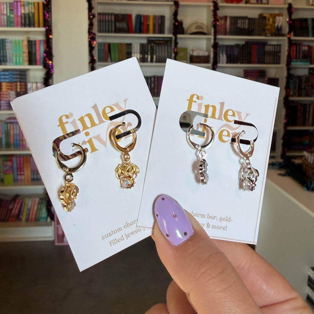 Mini Dragon Huggies Earrings