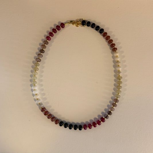 Dark Academia Beaded Necklace