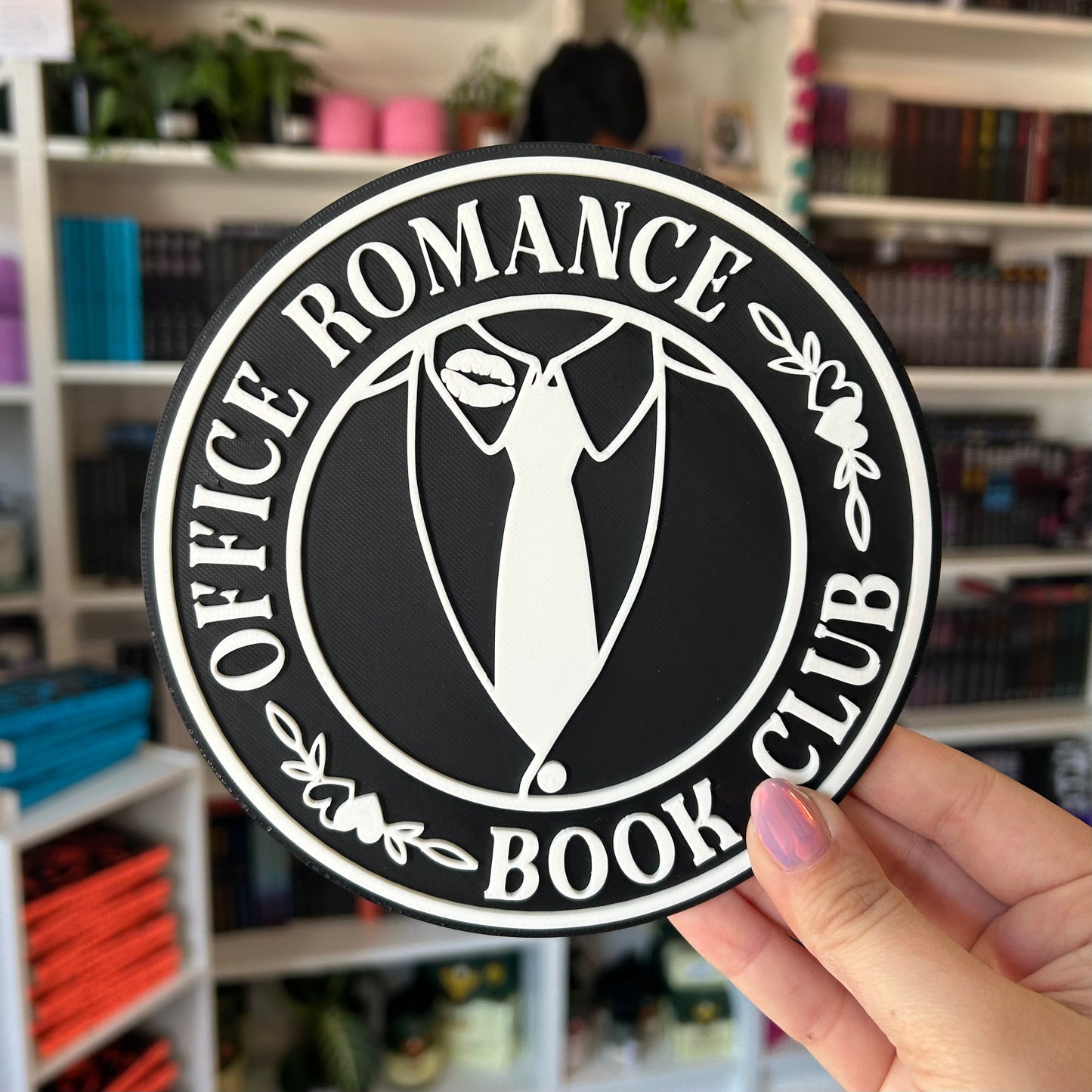3D Print - Office Romance Book Club Sign