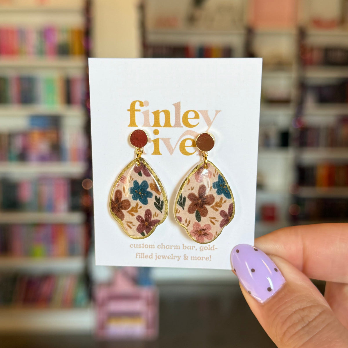 Fall Floral Earrings