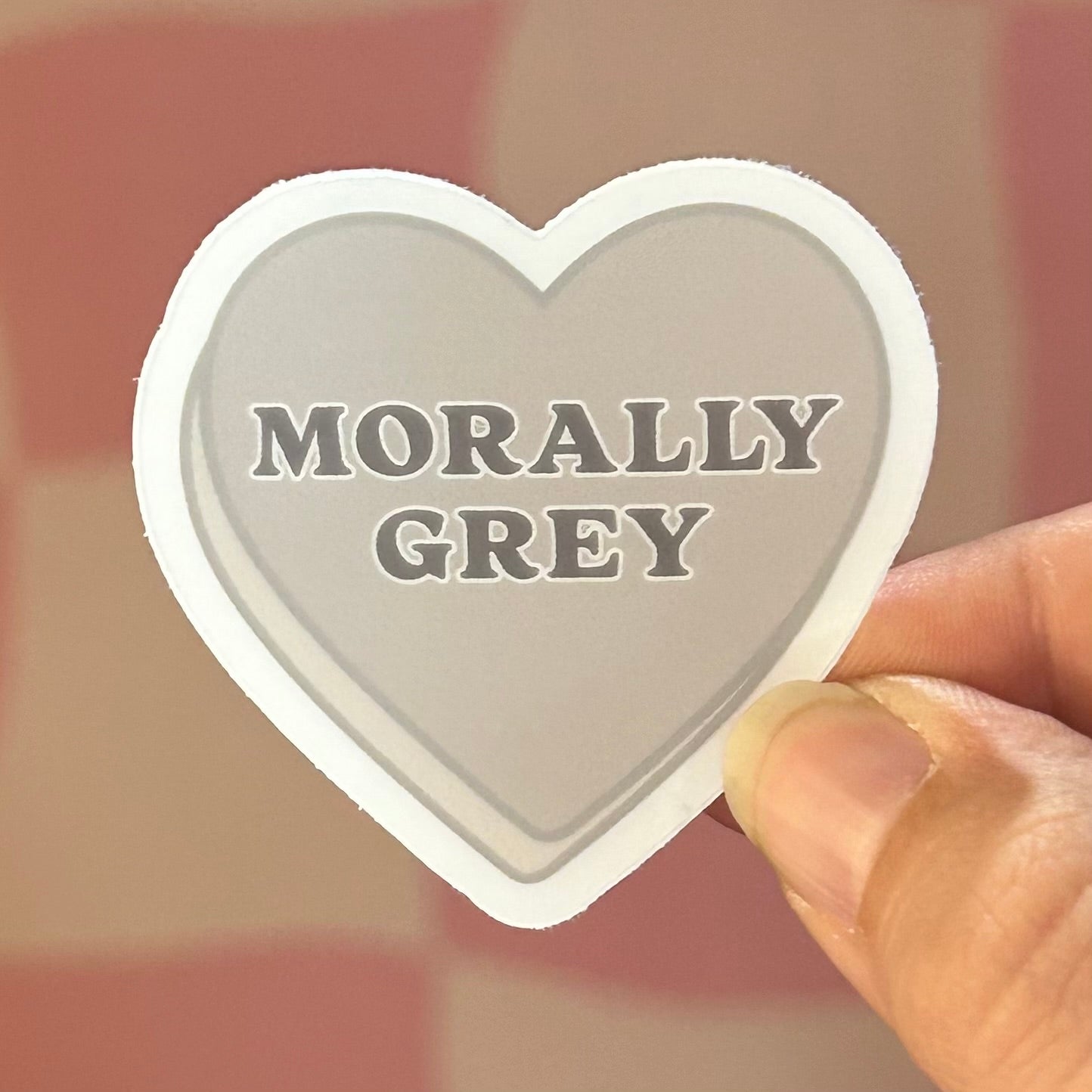 Sticker - Morally Grey Candy Heart