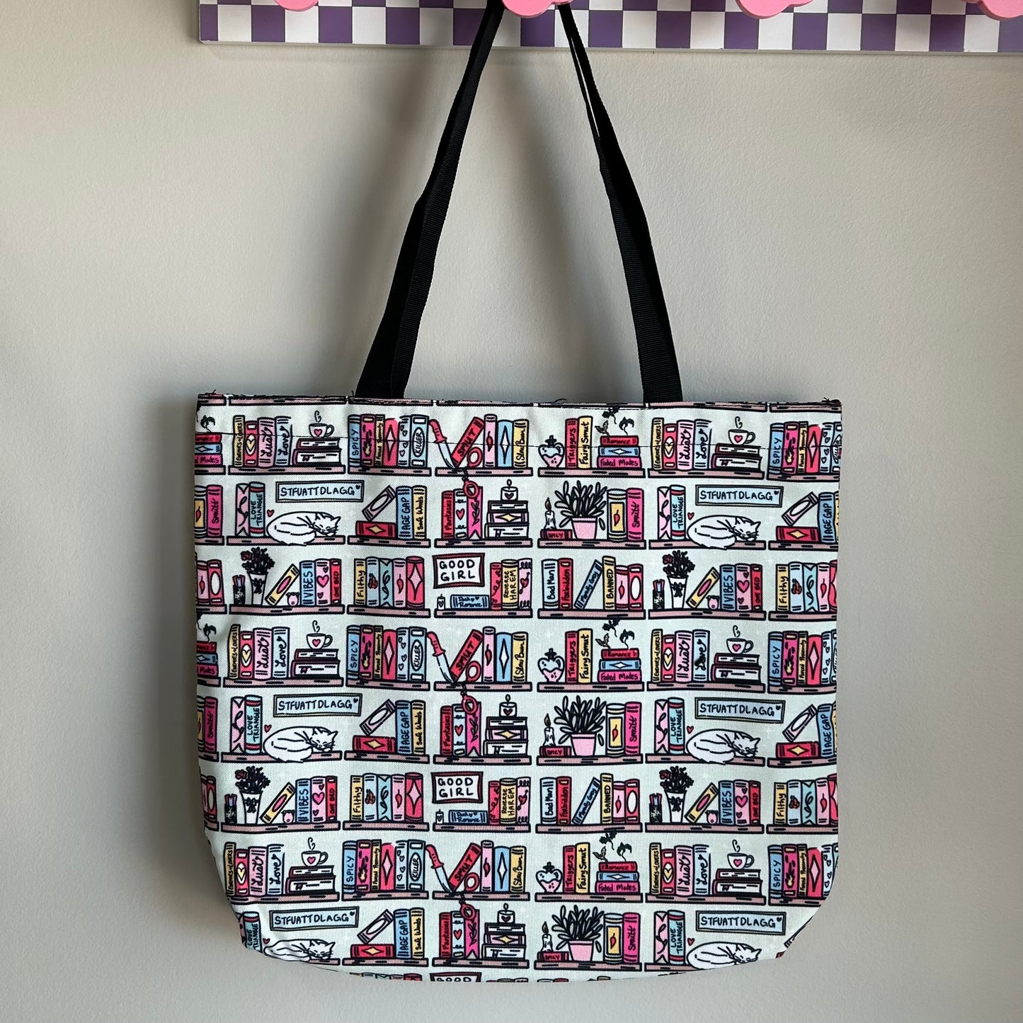 Canvas Tote - Smut Bookshelf