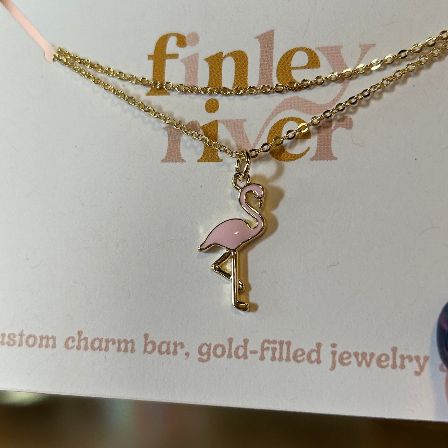 Flamingo Charm Necklace