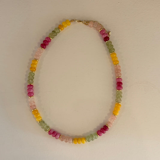 Autumn Ember Beaded Necklace