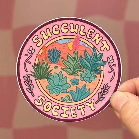 Sticker - Succulent Society