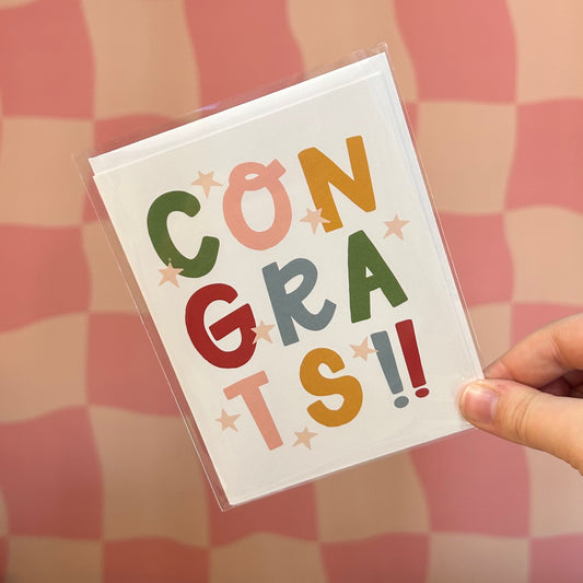 Greeting Card - Congrats!!