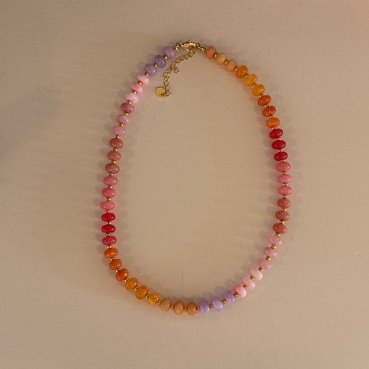 Hibiscus Haze Beaded Necklace