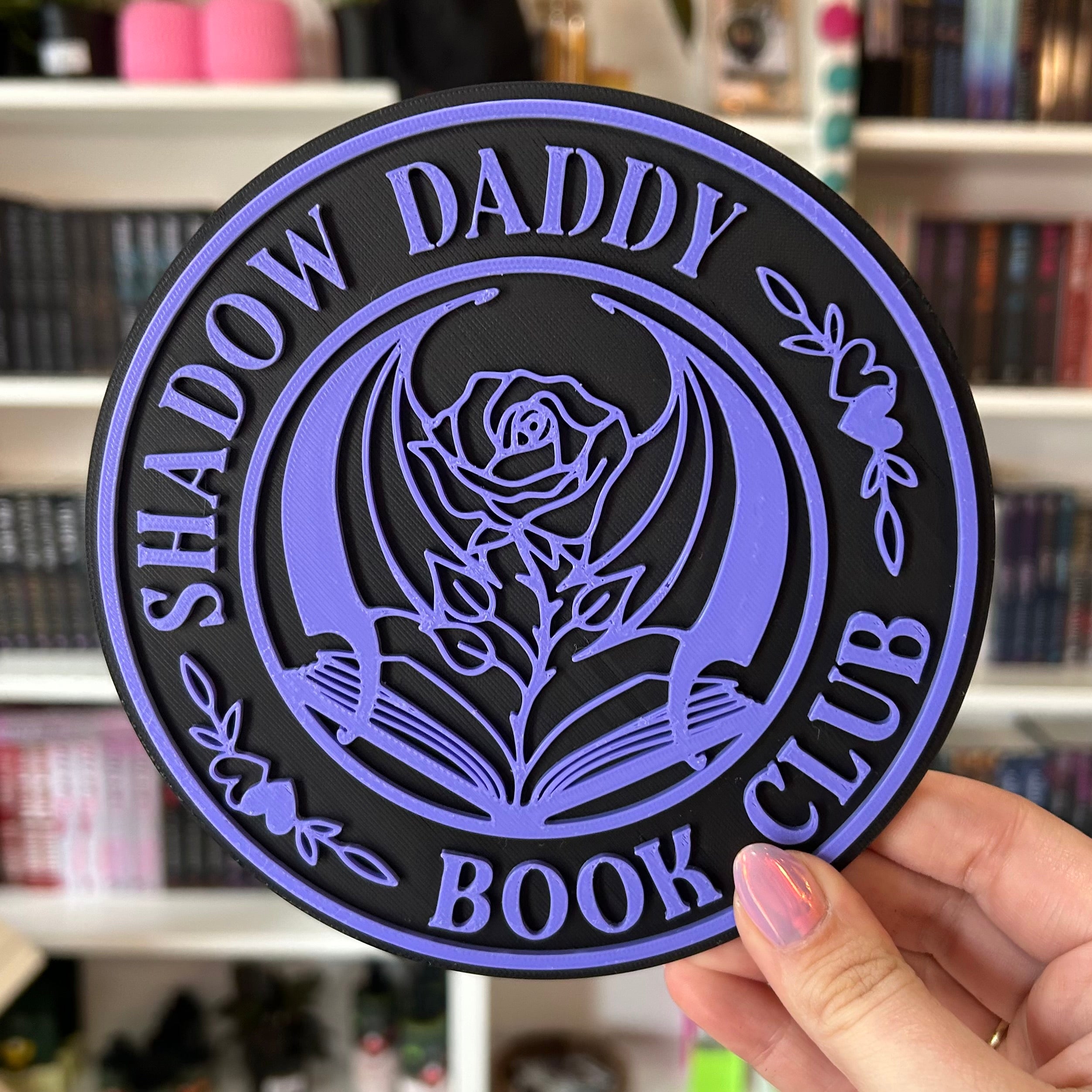 3D Print - Shadow Daddy Book Club Sign – Read & Rooted